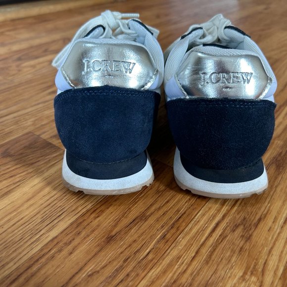 J. Crew Navy and White Sneakers - Picture 4 of 7